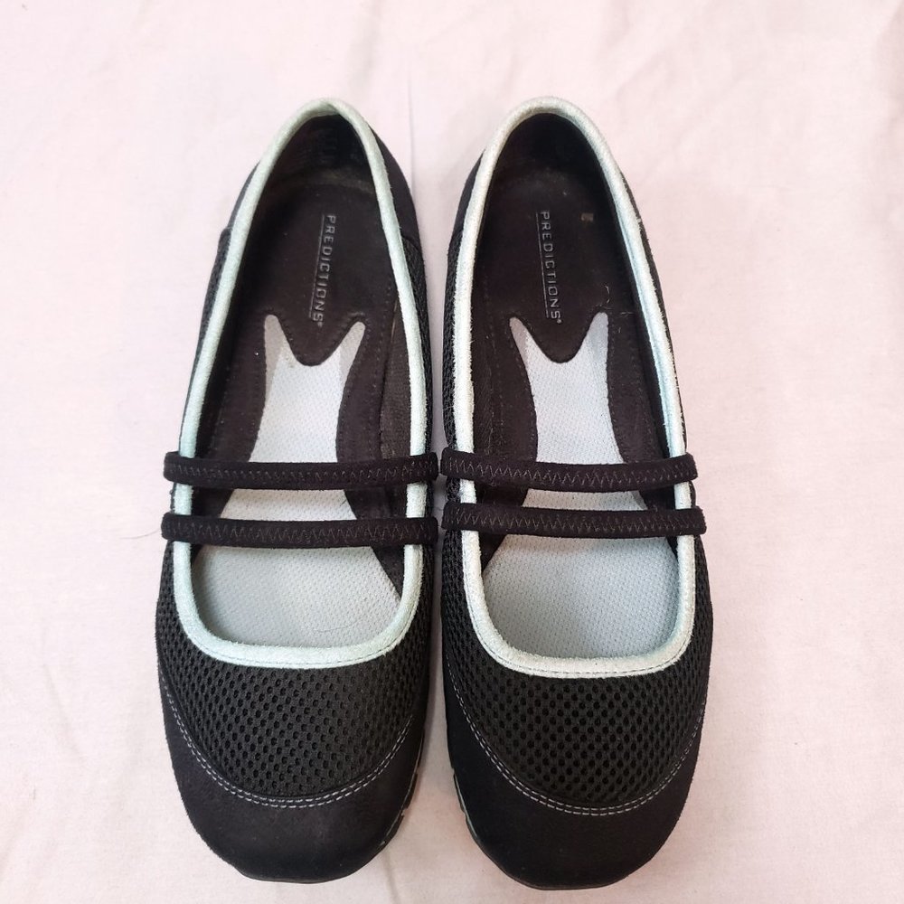 Predictions Women's Size 6.5 Black Flats Loafers Slip On Shoes - Picture 2 of 11